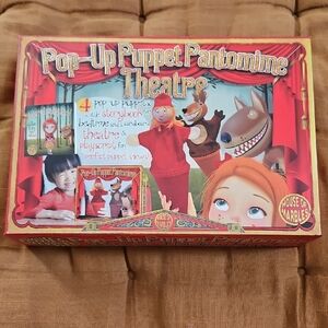 Pop-Up Puppet Pantomime Theatre Set Red Riding Hood